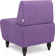 Миниатюра изображения товара Кресло мягкое Monofix Буно (велюр/фиолетовый №18)