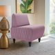 Миниатюра изображения товара Кресло мягкое Monofix Буно (велюр/сиреневый №28)