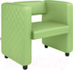 Миниатюра изображения товара Кресло мягкое Monofix Йокки (экокожа/салатовый)