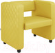 Миниатюра изображения товара Кресло мягкое Monofix Йокки (экокожа/желтый)