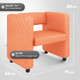 Миниатюра изображения товара Кресло мягкое Monofix Йокки (экокожа/оранжевый)