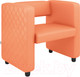 Миниатюра изображения товара Кресло мягкое Monofix Йокки (экокожа/оранжевый)