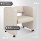 Миниатюра изображения товара Кресло мягкое Monofix Йокки (экокожа/кремовый)