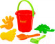 Миниатюра изображения товара Набор игрушек для песочницы Полесье Ведро-цветок 365 / 36483