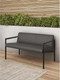 Миниатюра изображения товара Диван садовый Monofix Юнта (темно-серый)