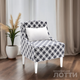 Миниатюра изображения товара Кресло мягкое Monofix Лотти Принт (микровелюр/графит)