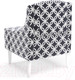 Миниатюра изображения товара Кресло мягкое Monofix Лотти Принт (микровелюр/графит)