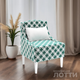 Миниатюра изображения товара Кресло мягкое Monofix Лотти Принт (микровелюр/зеленый)