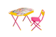 Миниатюра изображения товара Комплект мебели с детским столом Дэми Блокнот №у2р/1 (розовый)