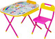 Миниатюра изображения товара Комплект мебели с детским столом Дэми Блокнот №у2р/1 (розовый)