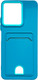 Миниатюра изображения товара Чехол-накладка Case Matte Card Xiaomi Redmi Note 12 4G (голубой матовый)