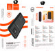 Миниатюра изображения товара Портативное зарядное устройство VDENMENV DP38 10000mAh (черный)