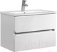 Миниатюра изображения товара Тумба под умывальник Belux Тоскана НП 70-02 (1, белый глянцевый)