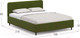 Миниатюра изображения товара Двуспальная кровать Moon Family 1253 / MF010523