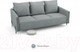 Миниатюра изображения товара Диван Mio Tesoro Aspen НПБ  (Velutto 12 серый)