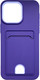 Миниатюра изображения товара Чехол-накладка Case Matte Card Case для iPhone 13 Pro (фиолетовый матовый)