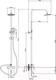 Миниатюра изображения товара Душевая система со смесителем Potato P35310S