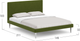Миниатюра изображения товара Полуторная кровать Moon Family 1256 / MF011258