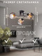 Миниатюра изображения товара Люстра Aitin-Pro НПБ 02-3x60-101 / 70144/3 (хром/черный)