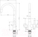 Миниатюра изображения товара Смеситель Ekko E4401-7