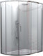 Миниатюра изображения товара Душевая кабина New Trendy Varia K-0130 100x80x165 (ассиметричная, графит стекло)