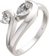 Миниатюра изображения товара Кольцо из серебра ZORKA 0210600.ZZ (р.17, с фианитами)