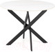 Миниатюра изображения товара Обеденный стол Halmar Edgar 2 / V-CH-EDGAR_2-ST (белый мрамор/черный)