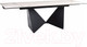 Миниатюра изображения товара Обеденный стол Signal Peterson Ceramic (белый/черный матовый)