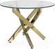 Миниатюра изображения товара Журнальный столик Signal Agis A (прозрачный/золото)