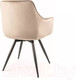 Миниатюра изображения товара Стул Signal Mango (Velvet Bluvel 40 темно-бежевый/черный)