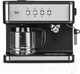 Миниатюра изображения товара Кофеварка эспрессо BQ CM1005 2в1 (сталь/черный)