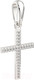 Миниатюра изображения товара Крестик из серебра ZORKA 0440208 (с фианитами)