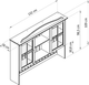 Миниатюра изображения товара Шкаф навесной Dipriz Lena Д.73012.2 (белый воск)