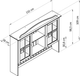 Миниатюра изображения товара Шкаф навесной Dipriz Lena Д.73012.3 (серый воск/антик)