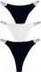 Миниатюра изображения товара Комплект женских трусов Mark Formelle 412577-3 (р.106, черный-1)