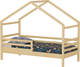 Миниатюра изображения товара Стилизованная кровать детская Dipriz Д.80007.2 (прозрачный лак)