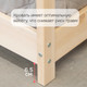 Миниатюра изображения товара Стилизованная кровать детская Dipriz Cozy Haven Bed Д.80044.1 (без отделки)