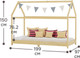 Миниатюра изображения товара Стилизованная кровать детская Dipriz Cozy Haven Bed Д.80044.1 (без отделки)