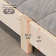 Миниатюра изображения товара Стилизованная кровать детская Dipriz Cozy Haven Bed / Д.80043.2 (прозрачный лак)