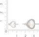 Миниатюра изображения товара Браслет из серебра ZORKA 0640118 (18см, с жемчугом и фианитами)