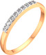 Миниатюра изображения товара Кольцо из розового золота ZORKA 2101200.14K.R (р.17, с фианитами)