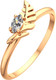 Миниатюра изображения товара Кольцо из розового золота ZORKA 210575.9K.R (р.17, с фианитом)