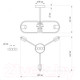 Миниатюра изображения товара Люстра Элетех Солей НПБ 01-3x60-229 Е27 / 1005405392 (131 черный/золото)