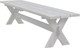 Миниатюра изображения товара Скамья садовая Dipriz Д.25085 (белый)