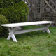 Миниатюра изображения товара Скамья садовая Dipriz Д.25085 (белый)
