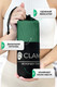 Миниатюра изображения товара Полотенце Clam L009 90x180 (зеленый)