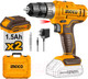 Миниатюра изображения товара Аккумуляторная дрель-шуруповерт INGCO CDLI1228