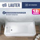 Миниатюра изображения товара Ванна акриловая Lauter Aurora 170x75 / 21010075 (с ножками)