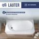 Миниатюра изображения товара Ванна акриловая Lauter Celeste 160x70 / 21060060 (с ножками)