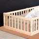 Миниатюра изображения товара Односпальная кровать детская Dipriz Bufalina 90x200 / Д.80050.2 (прозрачный лак)